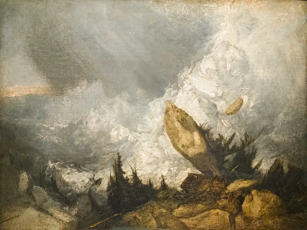 Turner Avalanche in the Grisons
