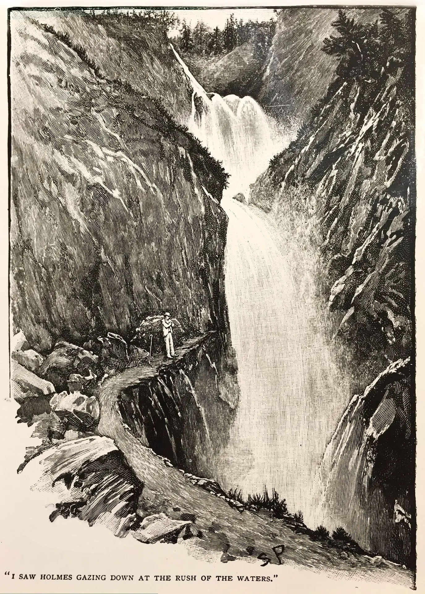Sidney Paget Illustration, The Strand Magazine, 1893 (Public Domain)