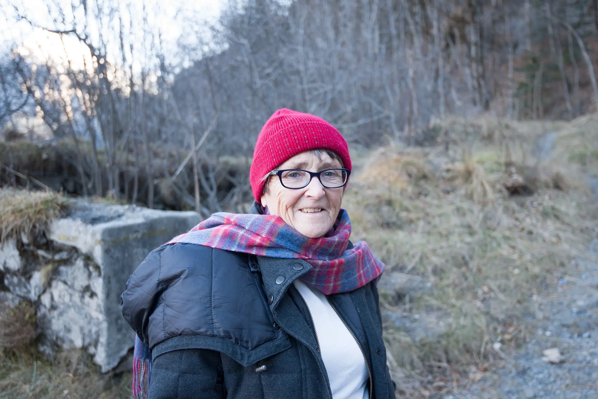 Prue Bishop, internationally acclaimed artist and creator of Sculptural Watercolour®, pictured outdoors 
