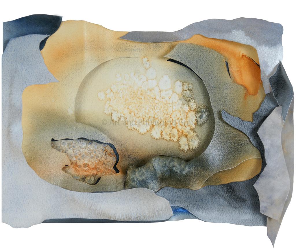 Prue's work captures the threat of rising sea levels in this Maltese painting