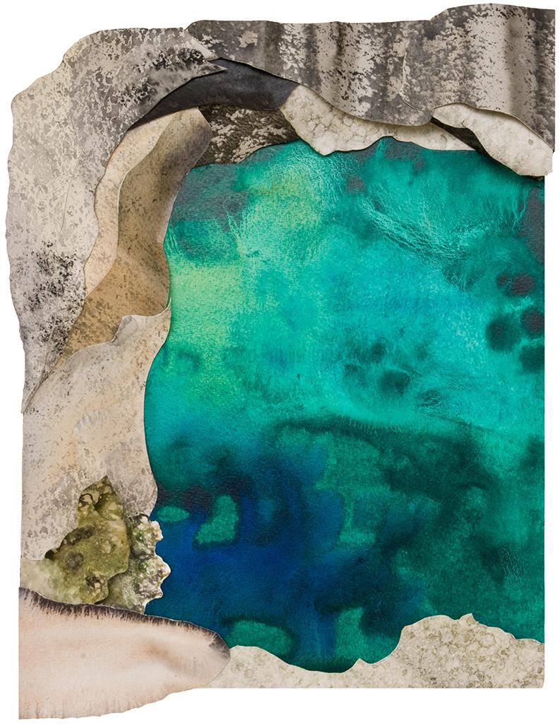 Blue Lagoon in Malta - using only 3 colours