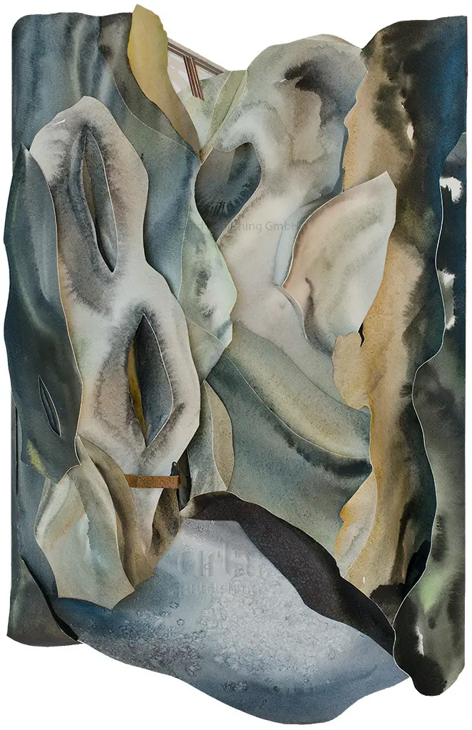 Les Gorges de Trient, Martigny - 70x50x7.5cm