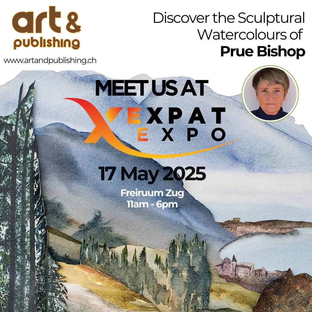 Meet Prue Bishop at the Expat Expo in Zug on 17 May 2025