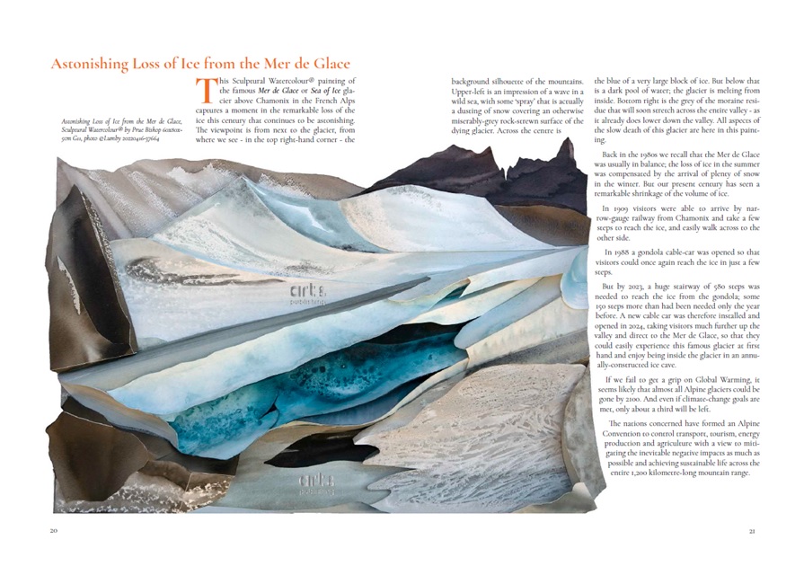 Sample of a page as Prue Bishop describes a painting