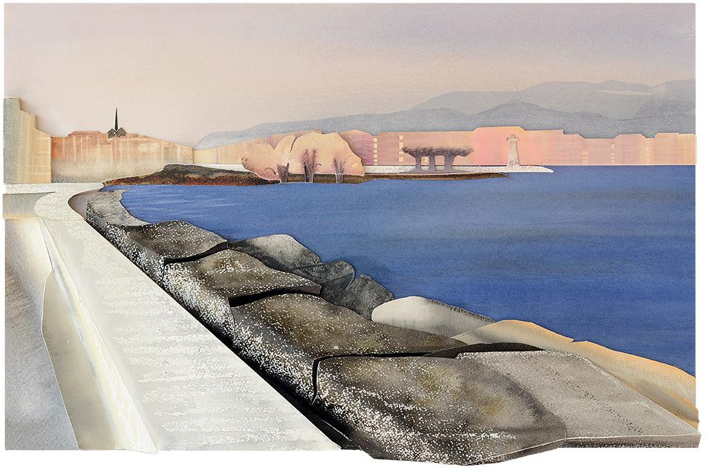 Geneva Ice, No Fountain, No People