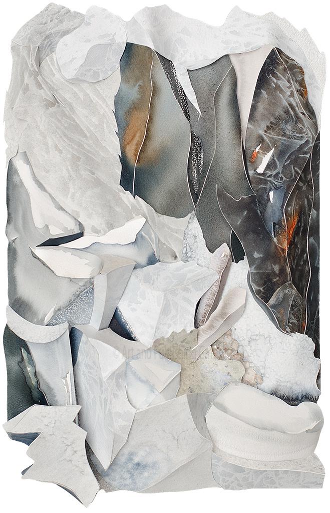 Le Glacier d’Argentiere Mt Blanc Massif 